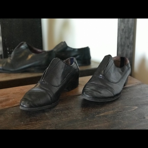 Tommy Hilfiger Black Oxfords Size 9 - Picture 2 of 3